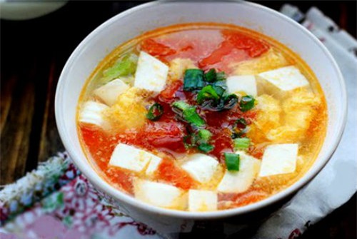 Canh đậu phụ trứng thơm ngon trôi cơm vô cùng