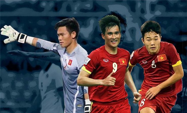 Nguyên Mạnh, Công Vinh, Xuân Trường là ba trụ cột của ĐT Việt Nam dưới thời HLV Hữu Thắng.