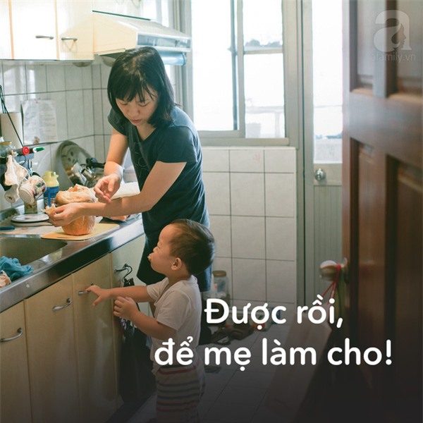 không nên nói với con