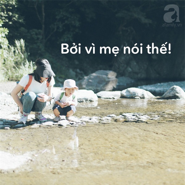 không nên nói với con