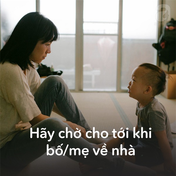 không nên nói với con