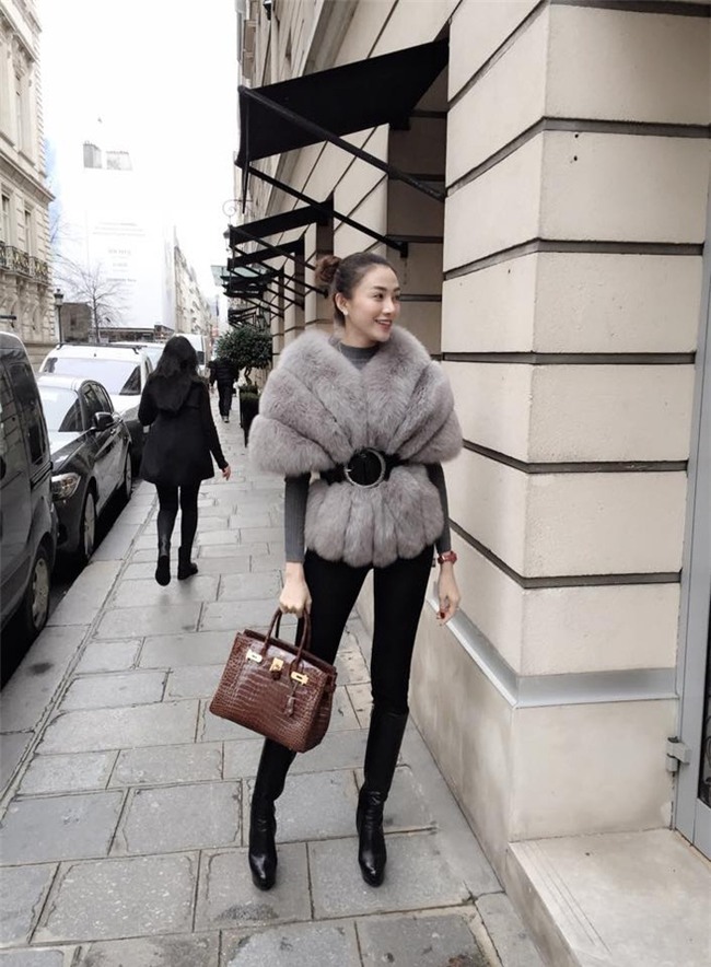 thoi trang duong pho sao viet dep: hoang thuy khoe noi y tao bao