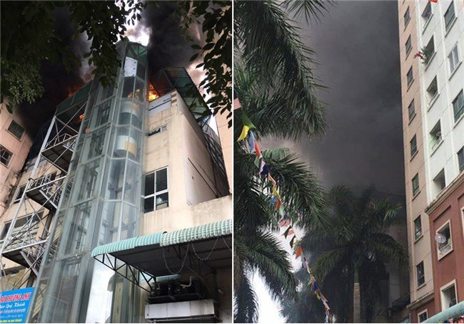 Cháy chung cư Xa La, dân nháo nhào tháo chạy