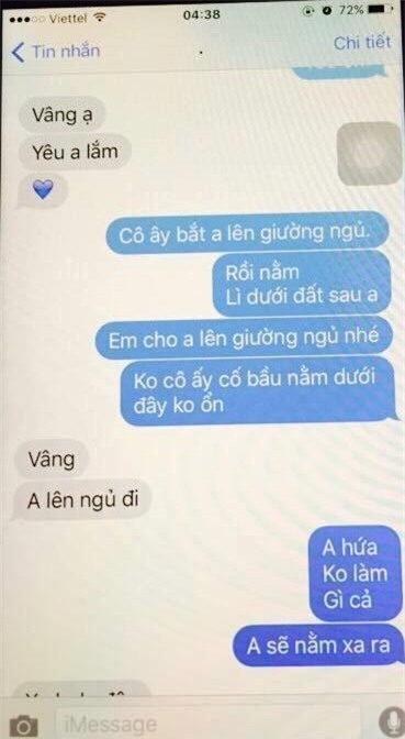 Chuyện gì thế này: Chồng ngủ với vợ cũng phải nhắn tin xin phép, dỗ dành bồ?