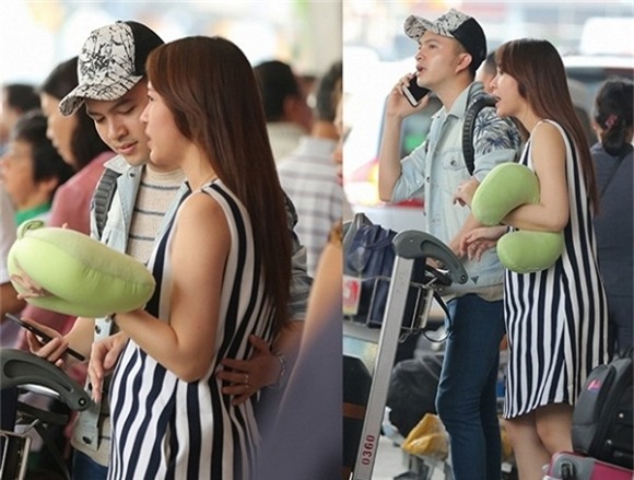 Khâm phục trước những sao nam Việt chăm vợ bầu cực khéo 0