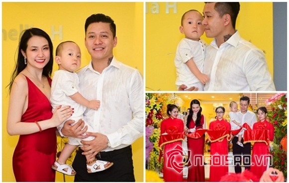 Những khoảnh khắc Tuấn Hưng chăm con  0