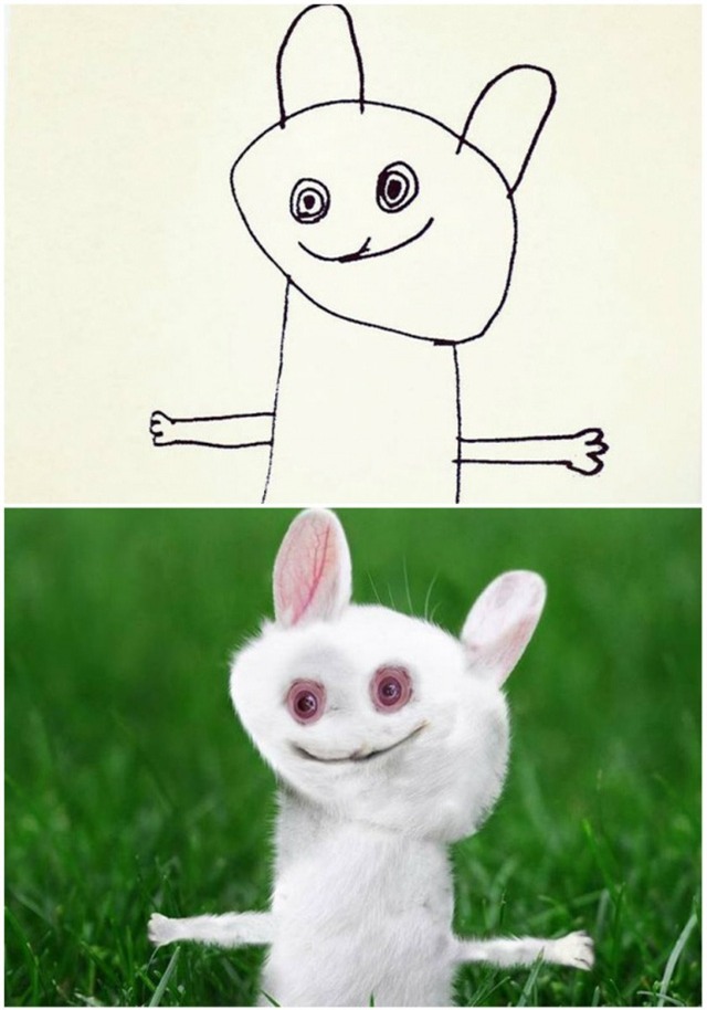 Một chú thỏ trắng đáng yêu?