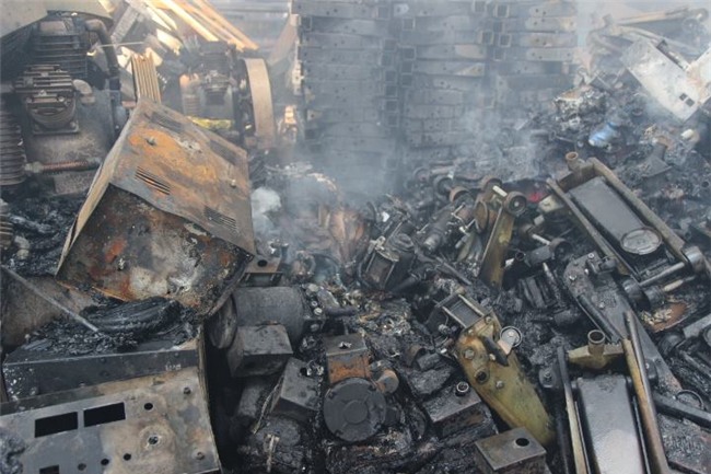 Hà Nội: Cháy lớn ở khu công nghiệp Ngọc Hồi