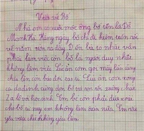 nhung bai van ta thuc cua tre tieu hoc khien giao vien