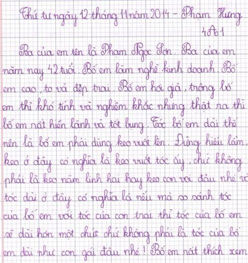 nhung bai van ta thuc cua tre tieu hoc khien giao vien "can loi" - 2