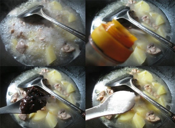 Gà hầm rau củ nóng hổi cho ngày lạnh