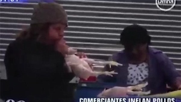 Phanh phui mưu hèn kế bẩn của tiểu thương sau những con gà mỡ màng bày bán ngoài chợ - Ảnh 4.