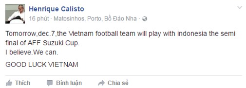 Ong Calisto chuc Viet Nam nguoc dong thanh cong hinh anh 1