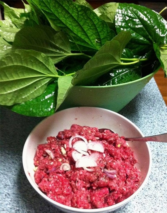 bò cuốn lá lốt 0