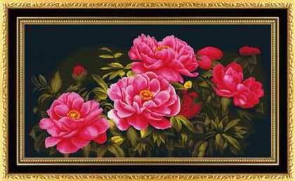 3 buc tranh theu chu thap nha nha deu treo nhung neu sai vi tri se gay hoa - 2