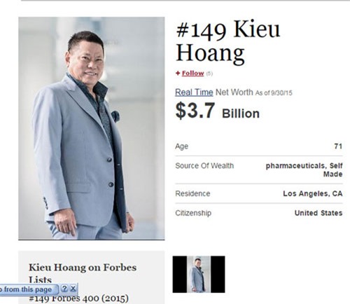 Tỷ phú Hoàng Kiều: Giàu nổi tiếng Mỹ, tai tiếng Hoa hậu Việt Nam