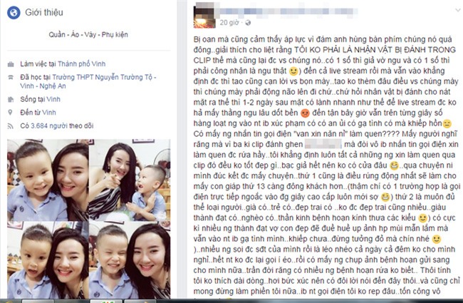 Bỗng dưng nổi tiếng, nhận cả gạch đá lẫn lời gạ tình vì bị nhầm là nhân vật chính trong vụ đánh ghen ở Vinh - Ảnh 3.