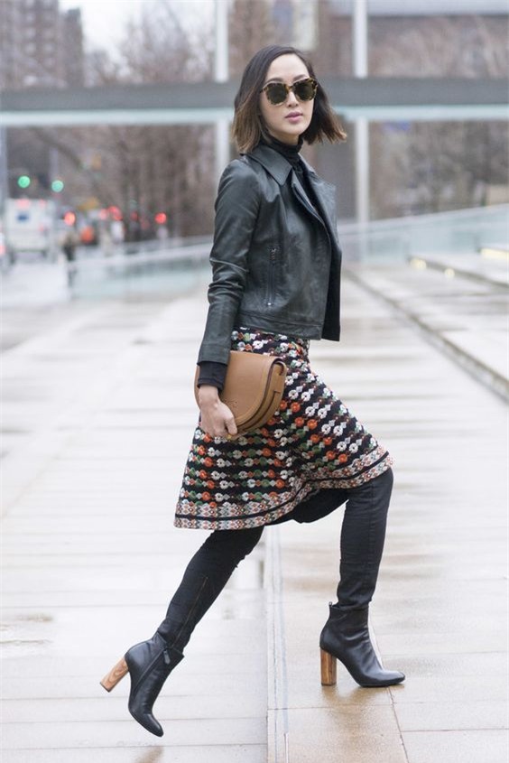 Boots cao quá gối và những cách kết hợp cô nàng nào cũng nên thử trong mùa lạnh này - Ảnh 9.