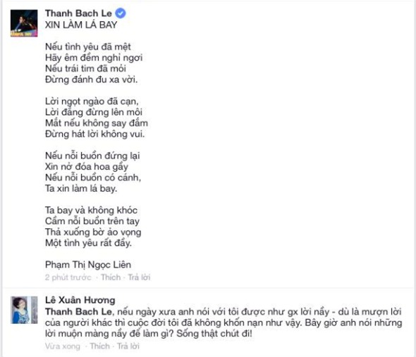 Xuân Hương lên tiếng đáp trả Thanh Bạch: Cảm ơn ông đã giải thoát cho tôi được làm người - Ảnh 1.
