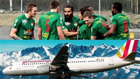 Cả đội Dalkurd thoát chết nhờ đổi chuyến bay vào phút chót
