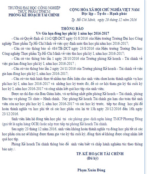 Hang tram sinh vien bi dinh chi thi vi chua dong hoc phi hinh anh 2