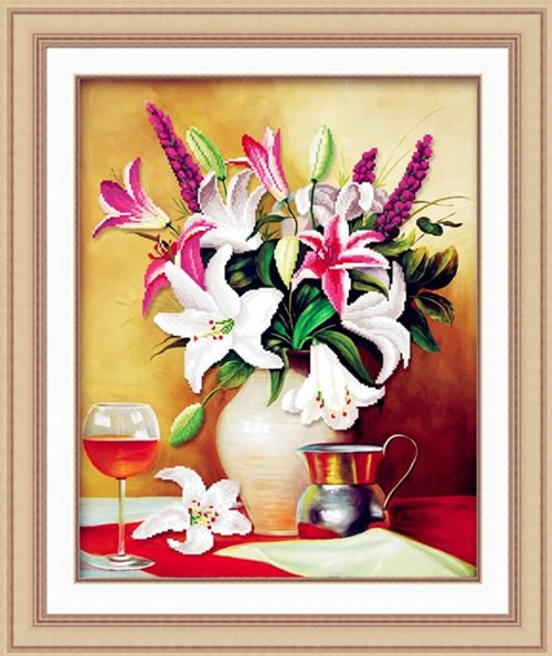 4 loai tranh theu chu thap don tet can luu y  khi treo keo ruoc hoa vao than - 5