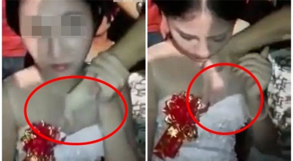 Clip sốc: 7 người đàn ông xúm lại sàm sỡ phù dâu xinh đẹp ngay trong đám cưới - Ảnh 2.