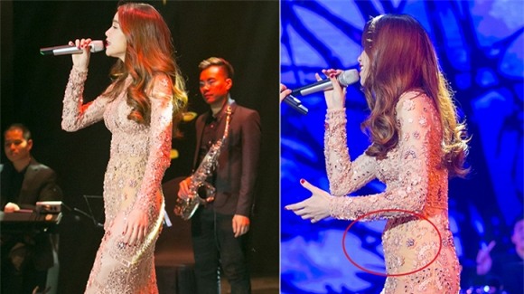 Hồ Ngọc Hà lộ vòng hai to  1