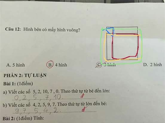 Bai toan dem hinh vuong 'co hay tro sai' gay tranh cai hinh anh 2