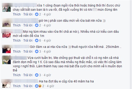 Xuất hiện nàng dâu tuyên bố rửa mâm bát ngồn ngộn là thú vui và chê chị em lười nên mới kêu như vạc - Ảnh 4.