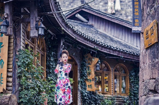 Vân Hugo chịu lạnh 0 độ chụp ảnh - Ảnh 3.