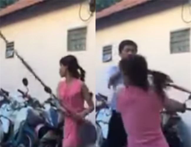 Đến nhà bắt quả tang chồng đến nhà nhân tình, người vợ bị cô bồ chửi bới, cầm cán chối đuổi đánh - Ảnh 2.
