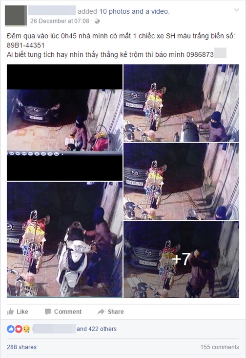 Clip: Đột nhập vào nhà dắt trộm SH, nam thanh niên giơ tay khiêu khích chủ xe qua camera - Ảnh 1.