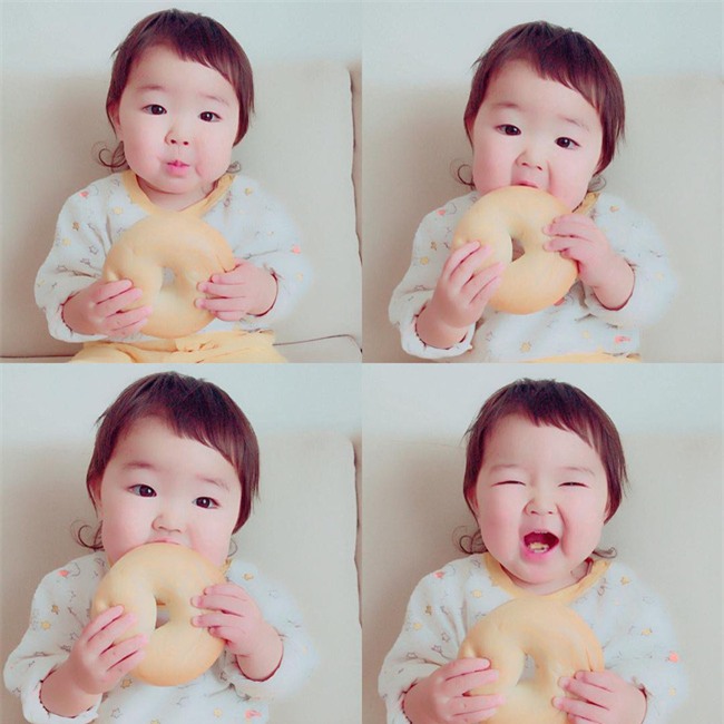 Chỉ là uống sữa thôi mà cô bé mắt một mí, má trái đào cũng đốn tim cư dân mạng - Ảnh 18.