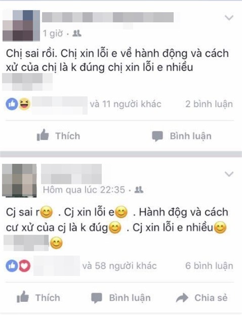 Nhóm nữ sinh đánh, lột áo bạn giữa đường rồi lên facebook xin lỗi - Ảnh 4.