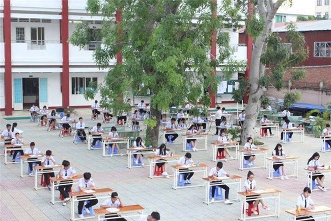 hang tram hoc tro ngoi bet thi hoc ky giua san truong hinh anh 2