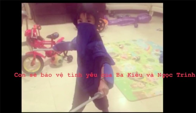 Ngọc Trinh xưng mẹ trong clip chơi đùa cùng con trai tỷ phú Hoàng Kiều - Ảnh 2.