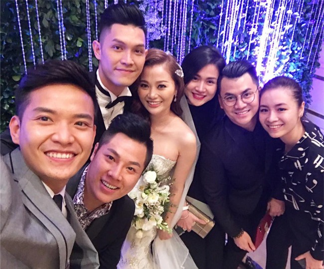 Quang Vinh vui mừng trong ngày cưới của cô em gái xinh đẹp như hoa - Ảnh 6.