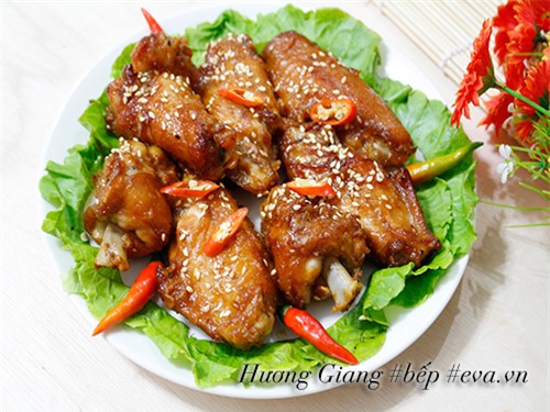 canh ga chien chua cay ngon me say cho tet duong lich - 6