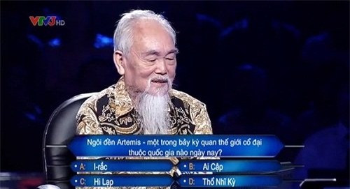 Cụ ông 78 tuổi kể chuyện tình yêu trên sóng ‘Ai là triệu phú - Ảnh 2.