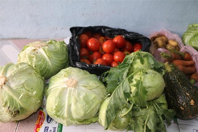 da nang: rau cu dat hon thit bo, me gui rau que vuot 500 km cho con hinh anh 2