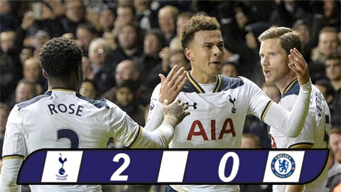 Alli lập đại công chấm dứt mạch chiến thắng của Chelsea