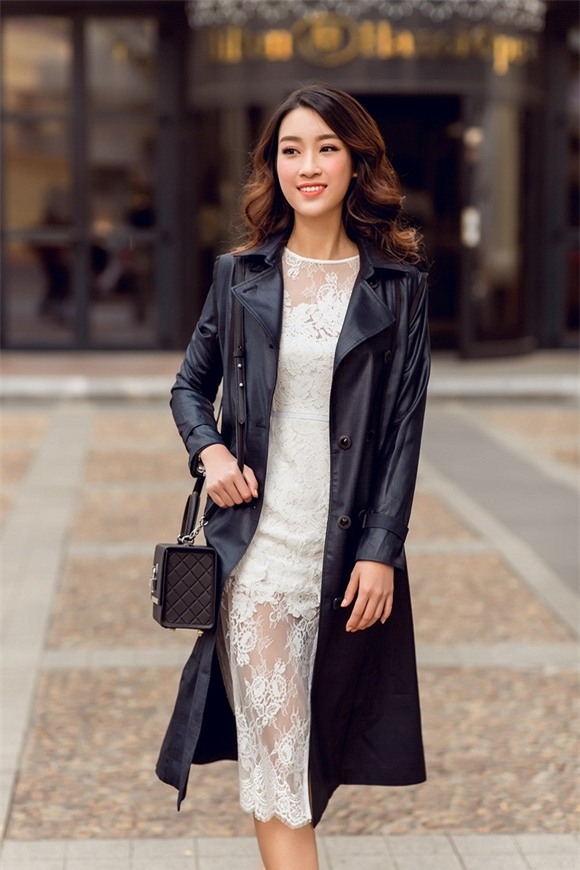 Hoa hậu Mỹ Linh xuống phố 7