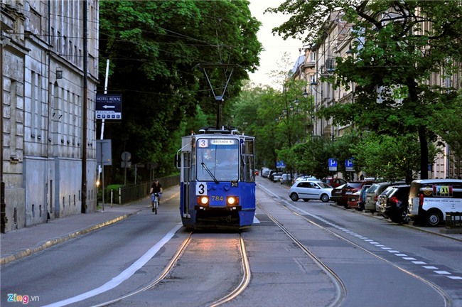 He thong tau dien, xe lua tren duong pho chau Au hinh anh 9