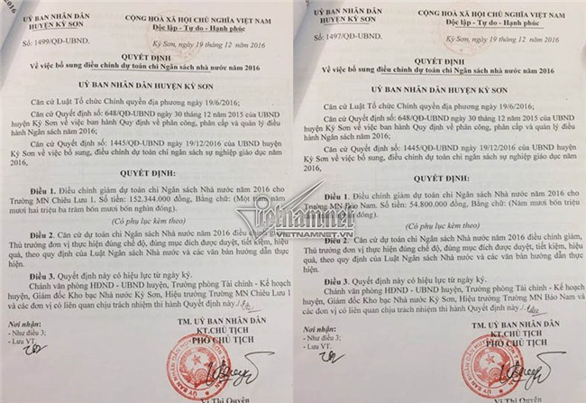 Sắp Tết, 22 trường mầm non ngỡ ngàng bị thu lại tiền tỷ phụ cấp