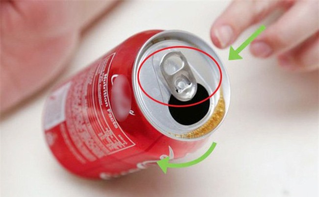 Vòng tròn trên nắp lon nước ngọt hầu hết người Việt không biết công dụng