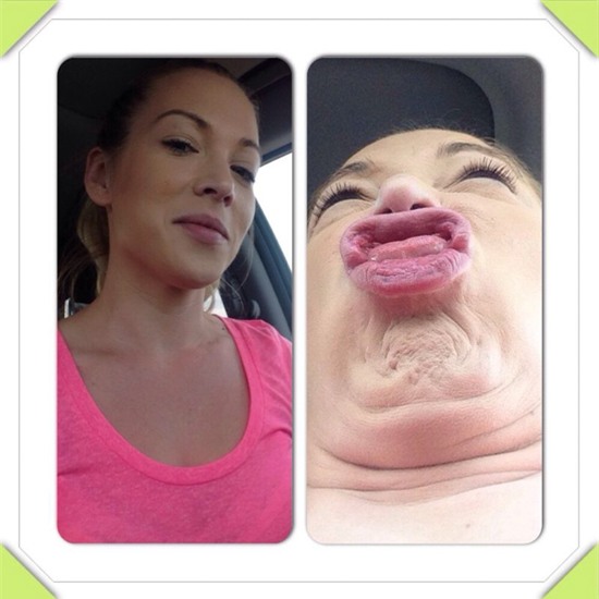 Ranh giới giữa ngự tỷ và quái vật khi selfie là vô cùng mỏng manh-12