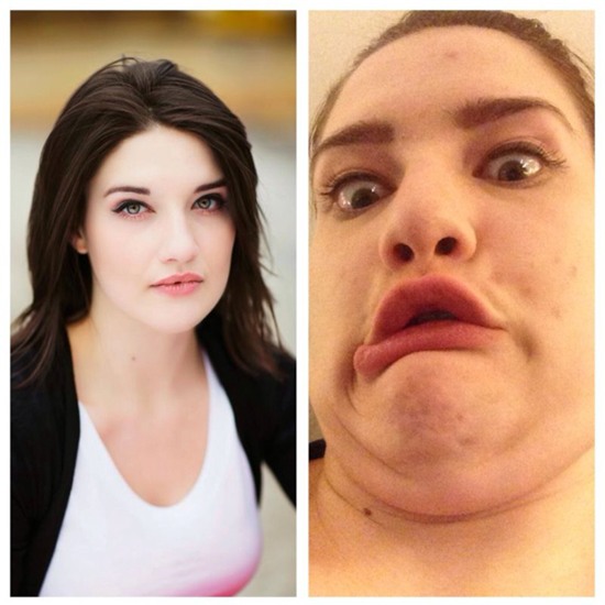 Ranh giới giữa ngự tỷ và quái vật khi selfie là vô cùng mỏng manh-5