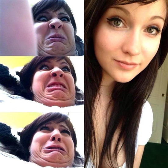 Ranh giới giữa ngự tỷ và quái vật khi selfie là vô cùng mỏng manh-8