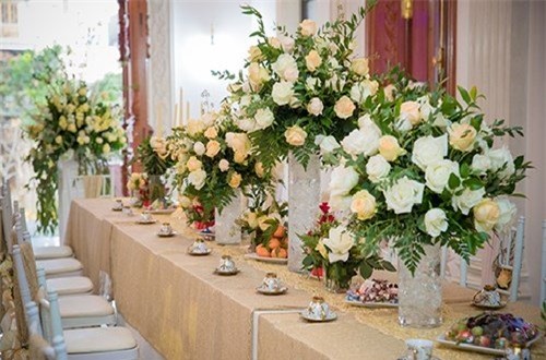 Đám cưới chi 1 tỷ tiền hoa của thiếu gia Nam Định